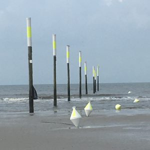 Serie - Stangen im Meer