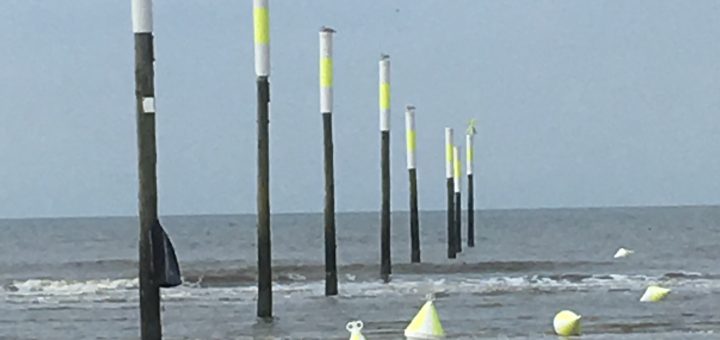 Serie - Stangen im Meer